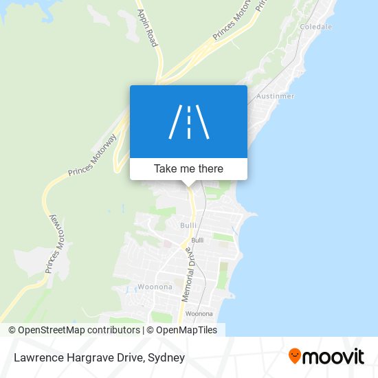 Lawrence Hargrave Drive map