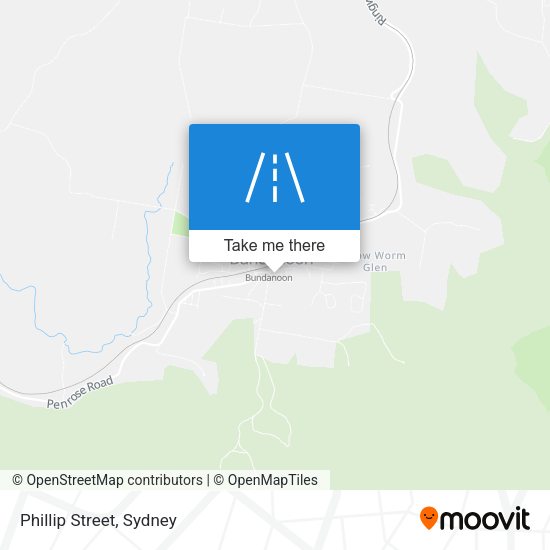 Phillip Street map