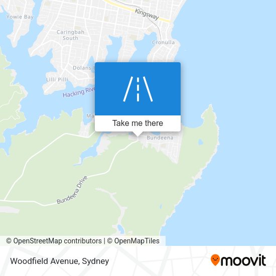 Woodfield Avenue map