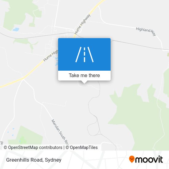 Greenhills Road map