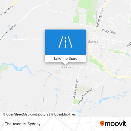 The Avenue map