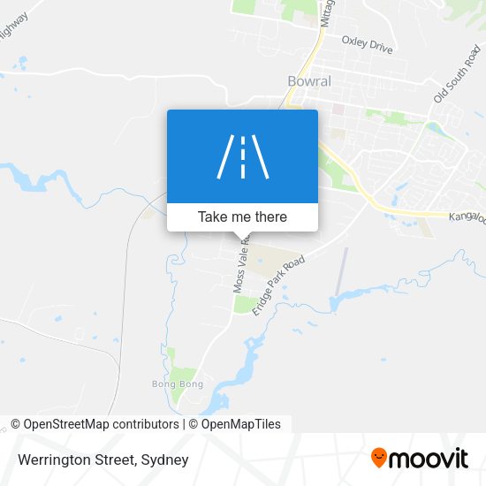 Werrington Street map