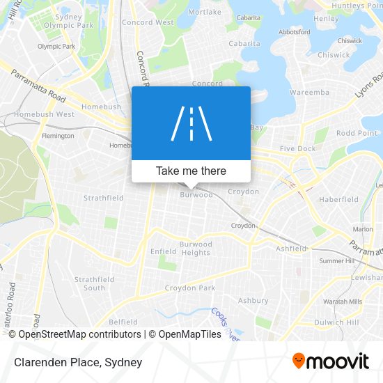 Clarenden Place map