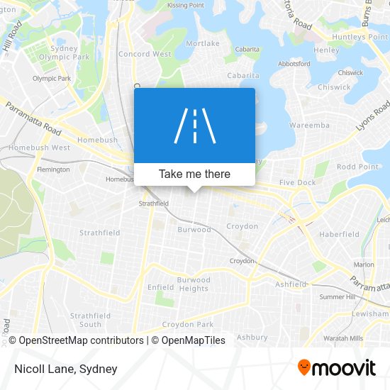 Nicoll Lane map