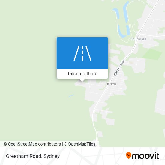 Greetham Road map