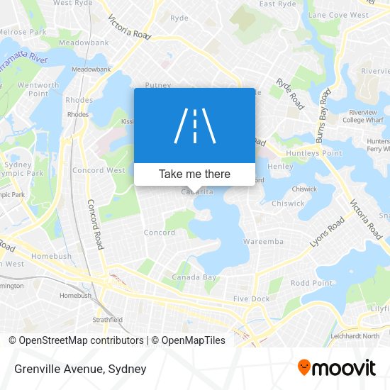 Grenville Avenue map