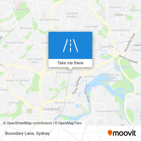 Boundary Lane map