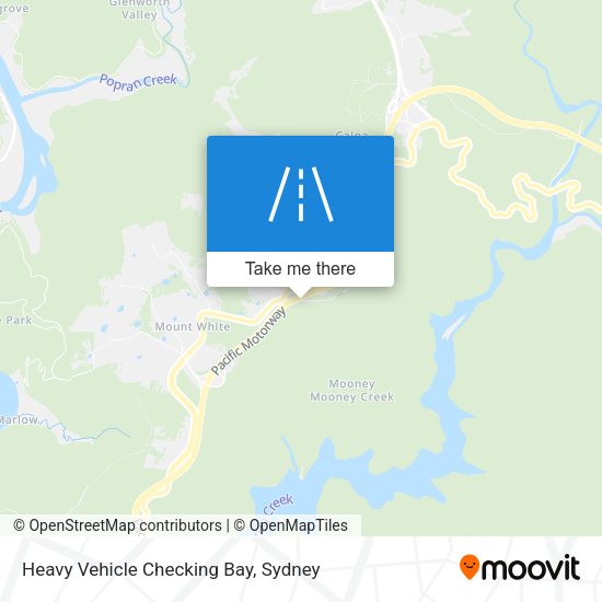 Heavy Vehicle Checking Bay map