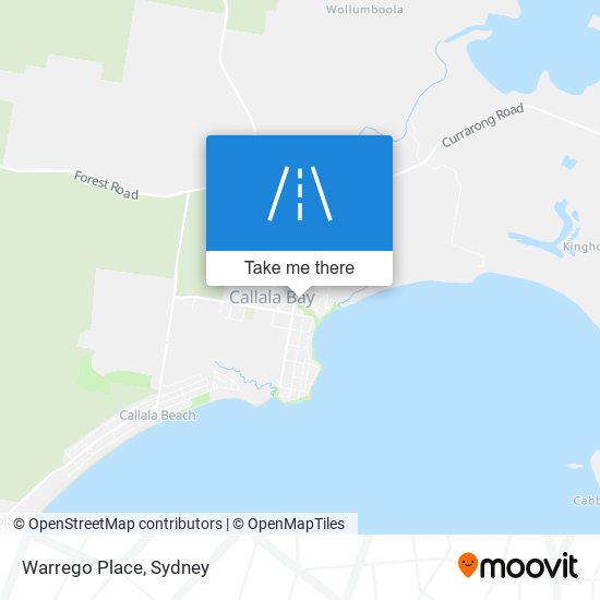 Warrego Place map