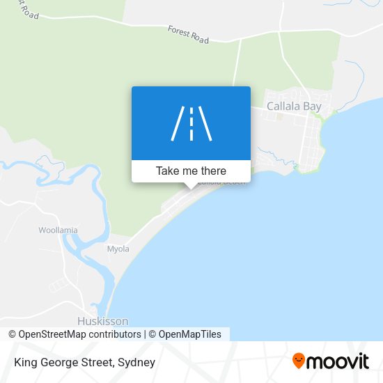 King George Street map