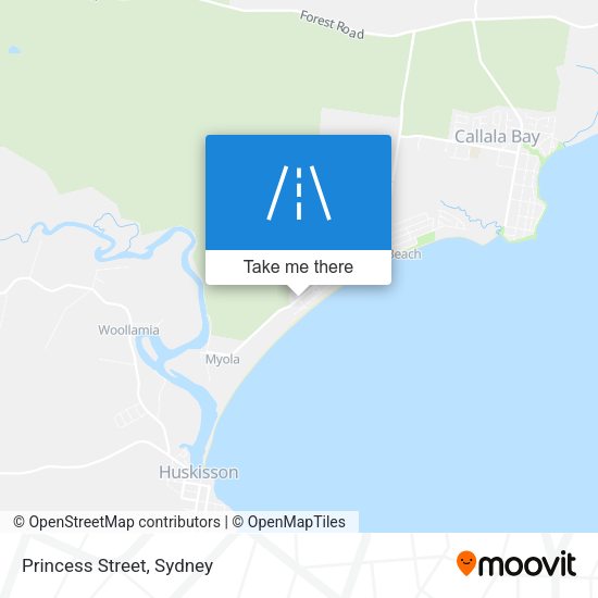 Princess Street map