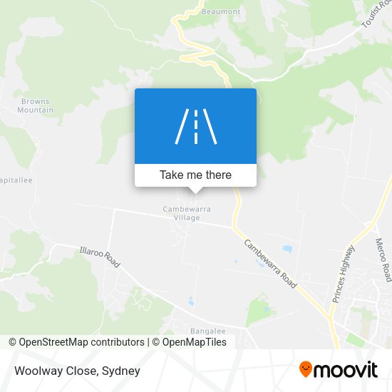 Woolway Close map