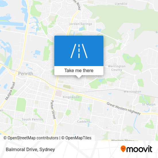 Balmoral Drive map