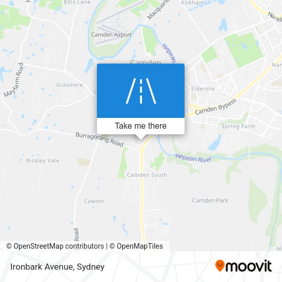 Ironbark Avenue map