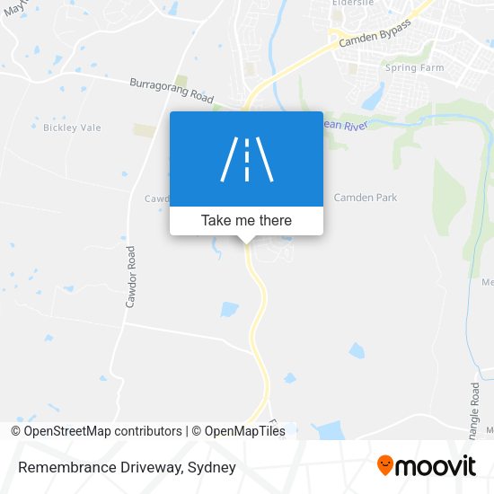 Remembrance Driveway map
