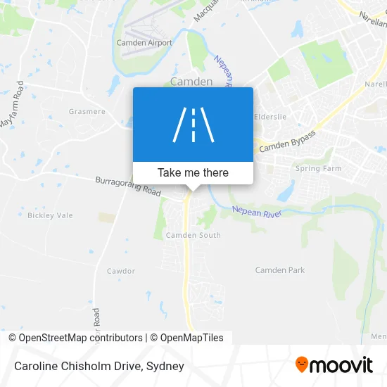 Mapa Caroline Chisholm Drive