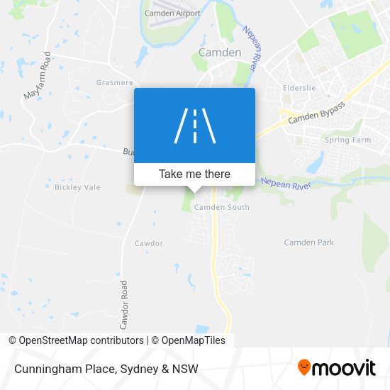 Cunningham Place map