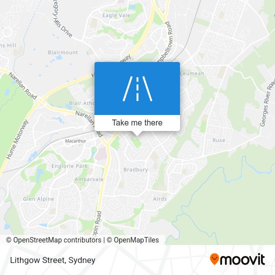 Lithgow Street map