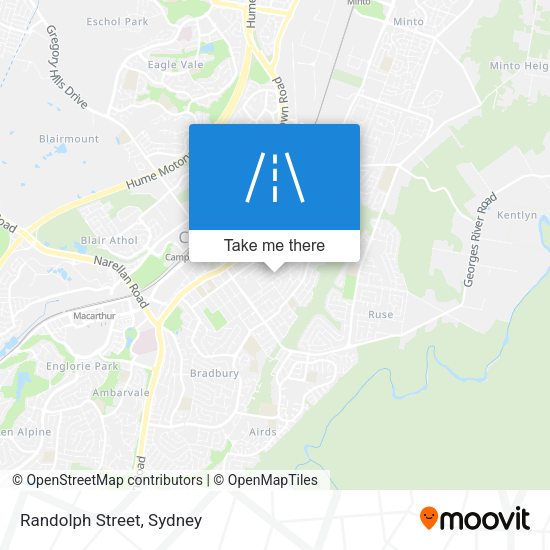 Randolph Street map