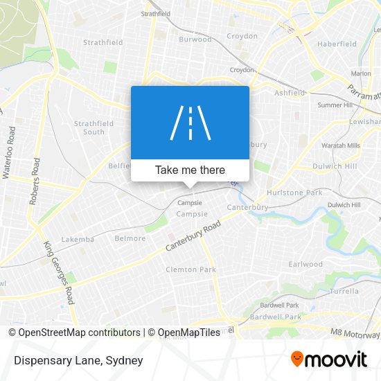 Dispensary Lane map