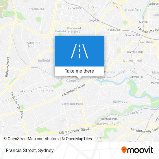 Francis Street map
