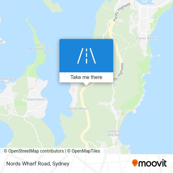 Nords Wharf Road map