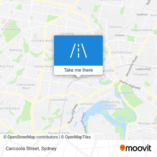 Carcoola Street map