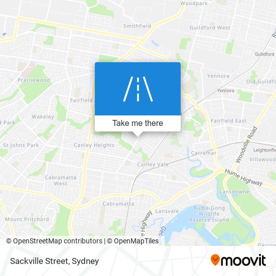 Sackville Street map