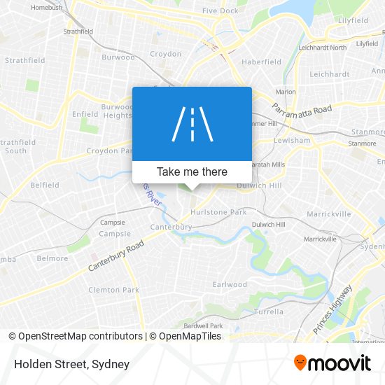 Mapa Holden Street