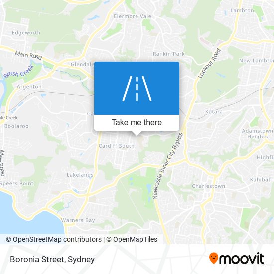 Mapa Boronia Street