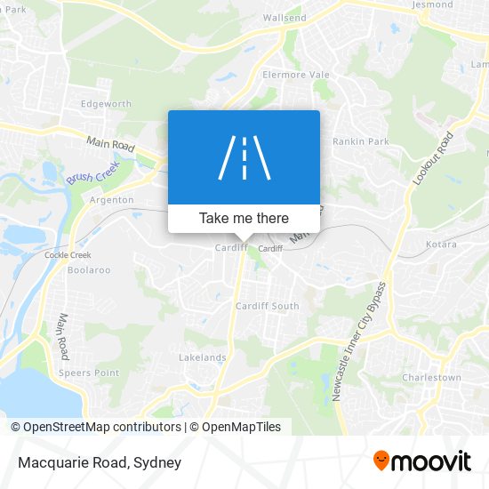 Macquarie Road map