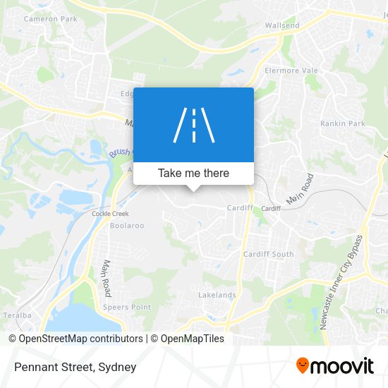 Pennant Street map