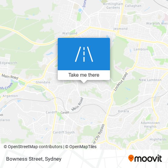 Bowness Street map