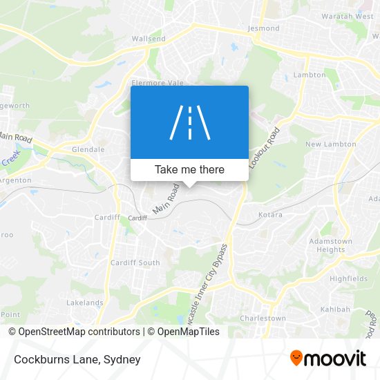Cockburns Lane map