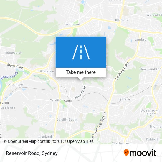 Reservoir Road map