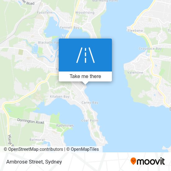 Ambrose Street map