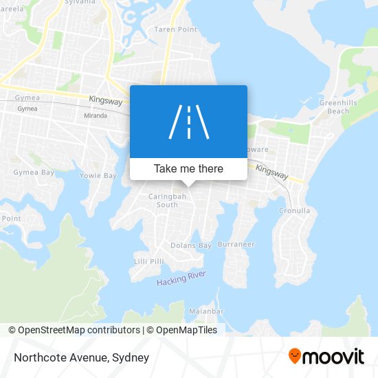 Northcote Avenue map