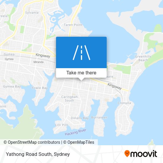 Yathong Road South map
