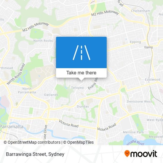 Barrawinga Street map