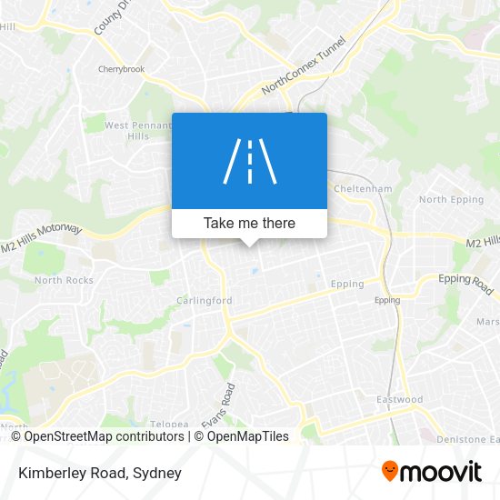 Kimberley Road map