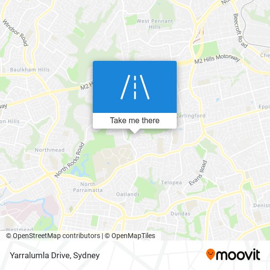 Yarralumla Drive map