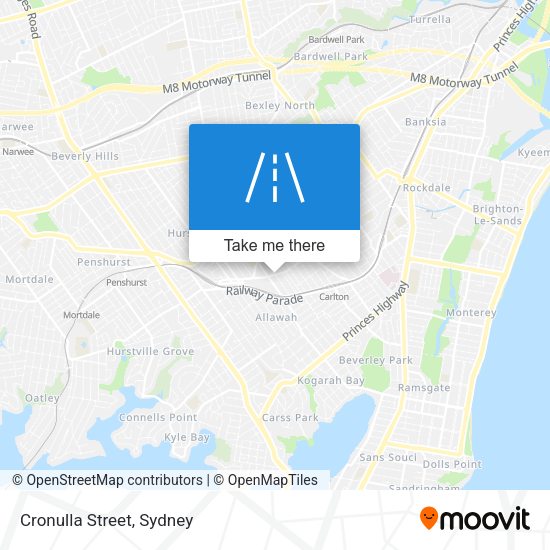 Cronulla Street map
