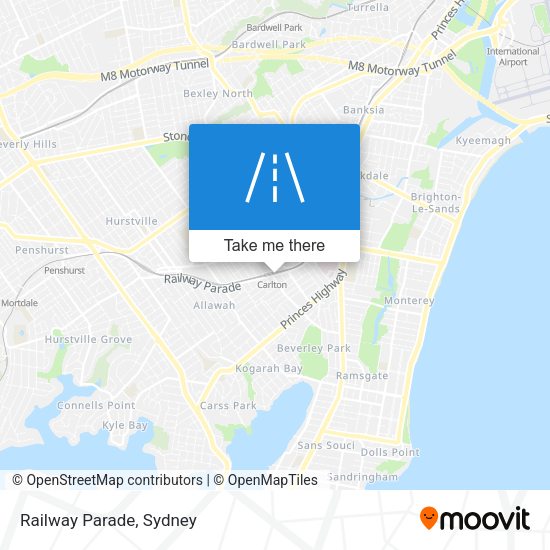 Railway Parade map