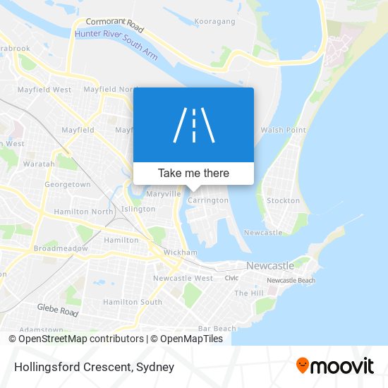 Hollingsford Crescent map