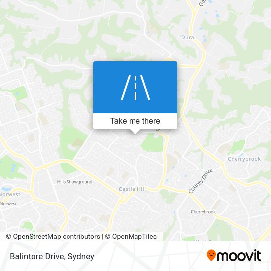 Balintore Drive map