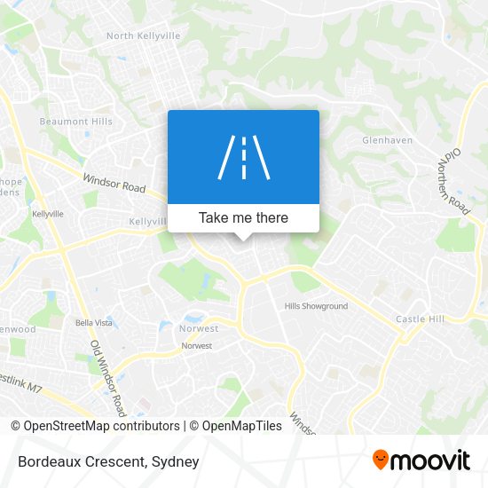 Bordeaux Crescent map