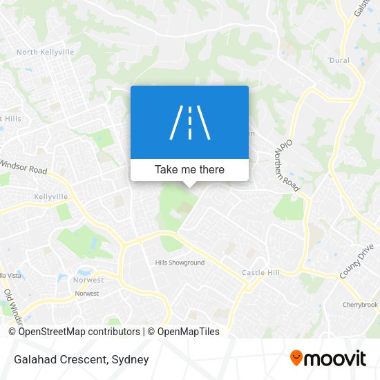 Galahad Crescent map