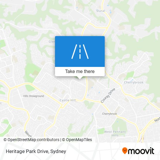 Mapa Heritage Park Drive