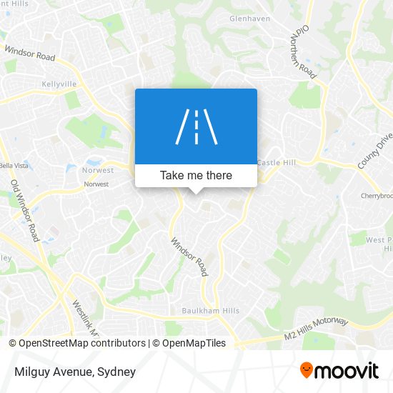 Milguy Avenue map