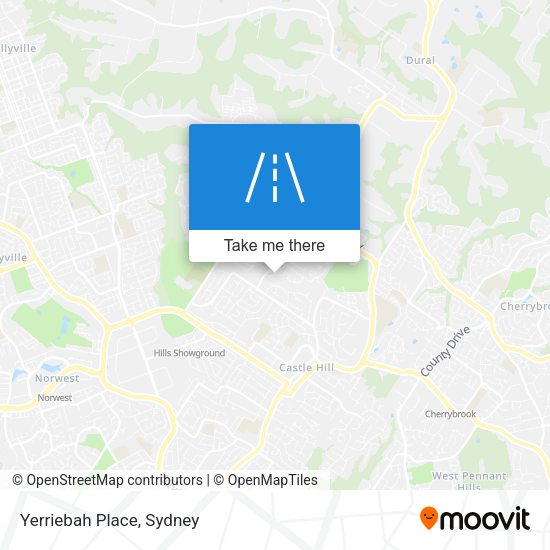 Yerriebah Place map